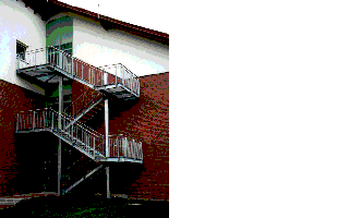 Fluchttreppe in Steimbke